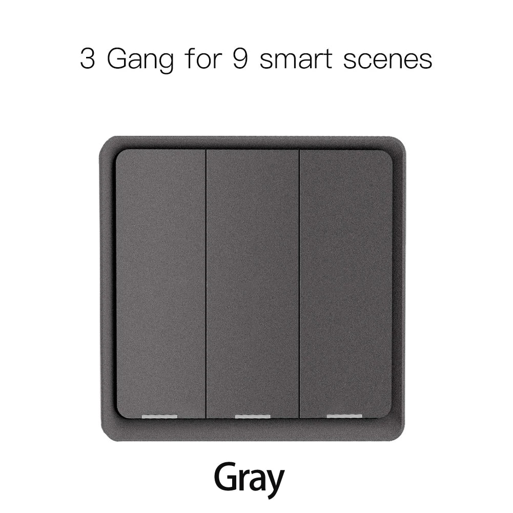 Moes ZigBee Wireless Scene Switch 12 control modes Handheld Push Button Setup Home Automation Scenario Tuya Smart Devices