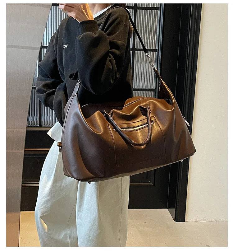 Fashionable Crossbody Bags for Women Portable Travel Bag Large Capacity Simple Armpit Bag Carry on Luggage Duffle Bag Сумка Sac