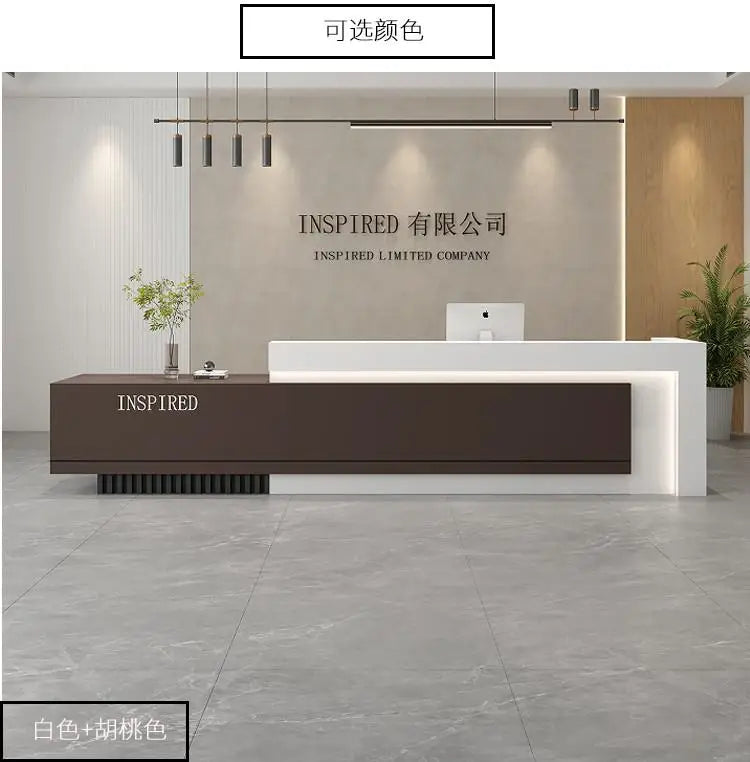 Luxury Reception Desks Modern Display Decorations Reception Desk Accessories Escritorio De Recepcion Commercial Furniture