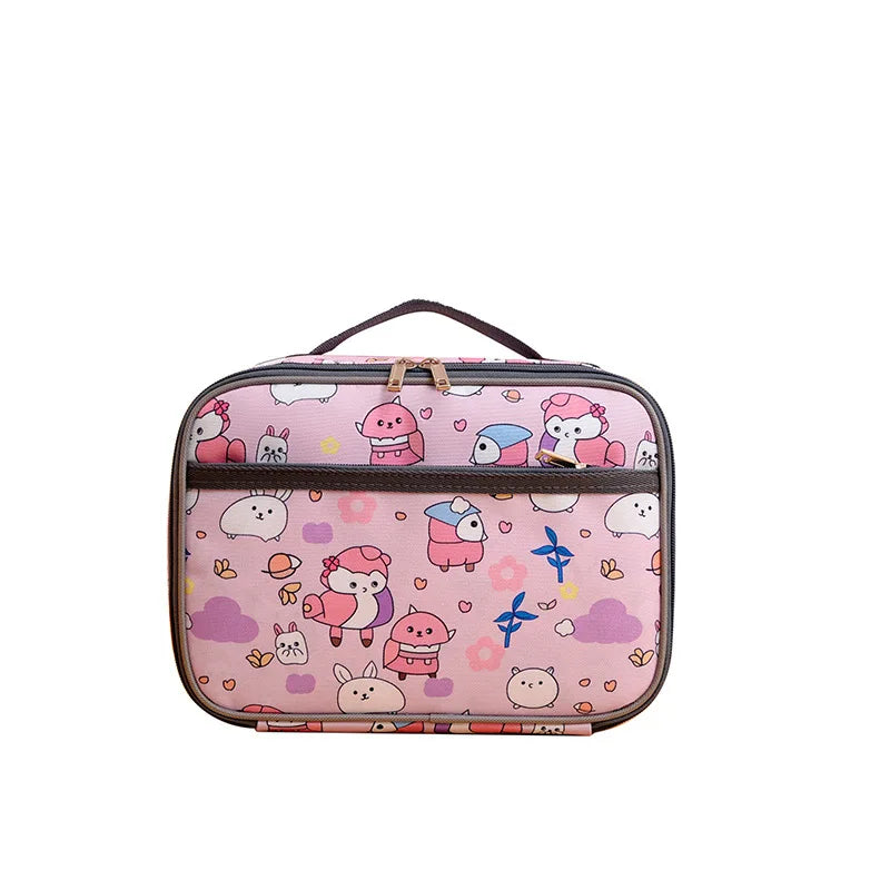 New lunch box bag large capacity kindergarten schoolbag storage bag and high appearance level lunch bag