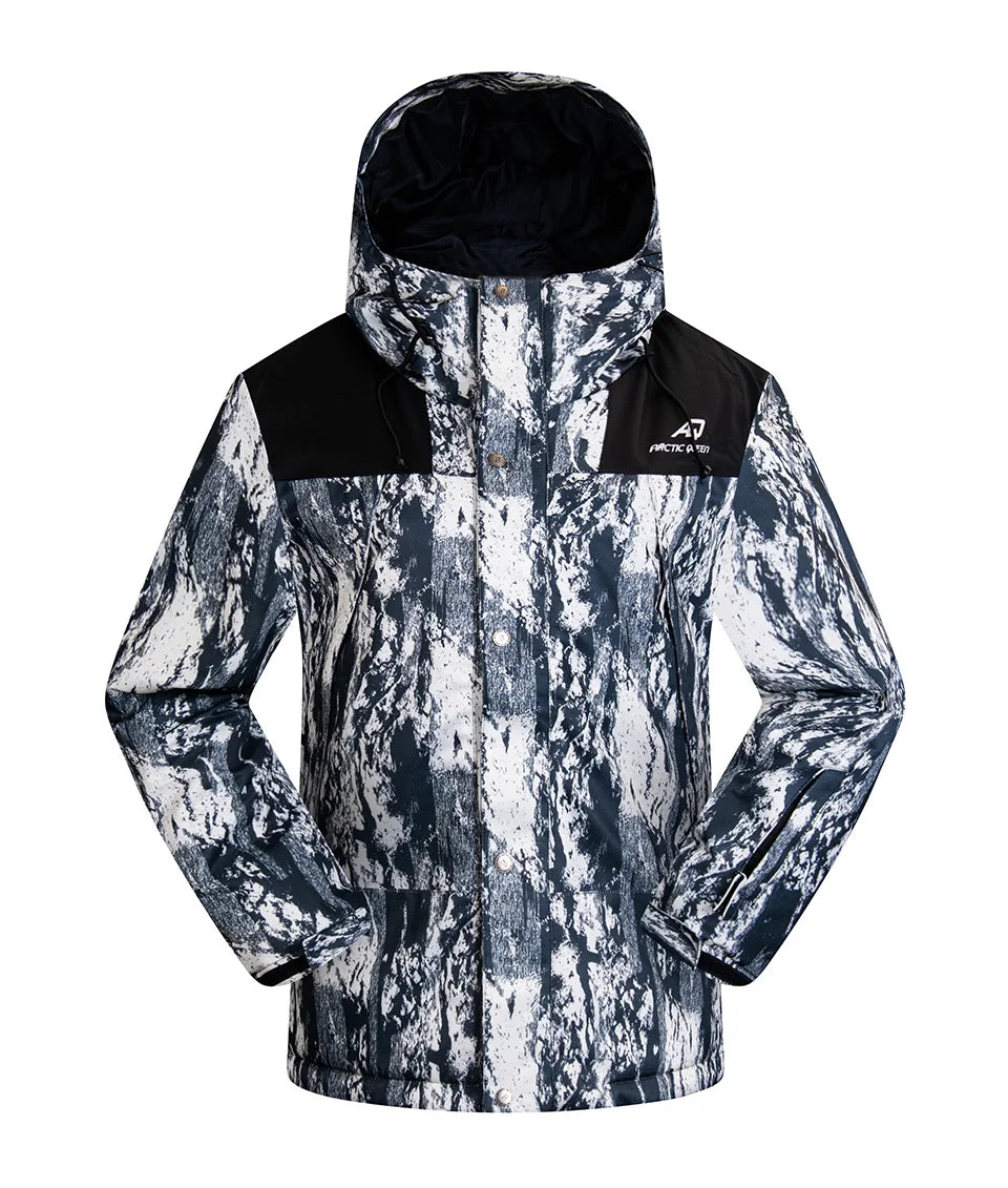 Winter Ski Suit for Men Outdoor Sports Warm Windproof Waterproof Snow Jackets Pants Male Ski Equipment Snowboard Jacket SK032