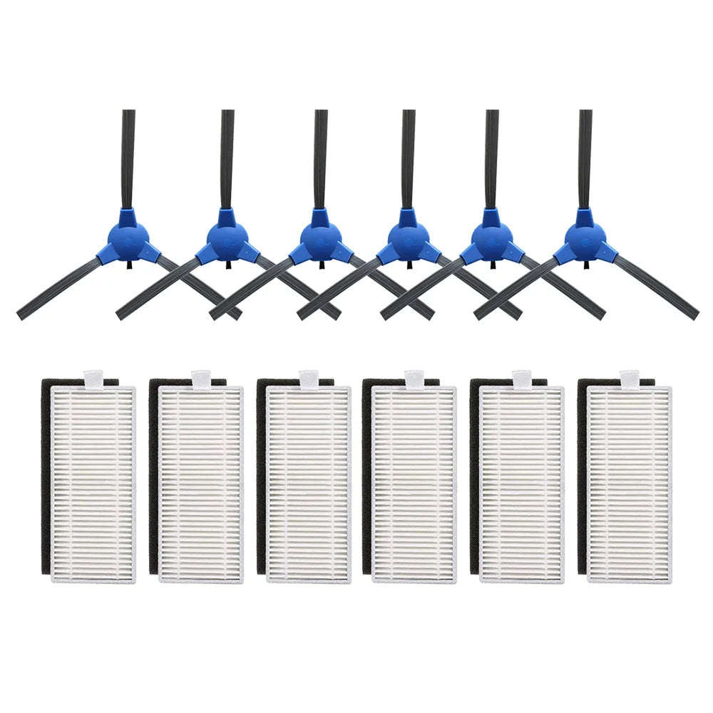 Replacement for Cecotec Conga 1090 / 1099 1790 Ultra Titanium Robotic Vacuum Cleaner Spare Parts Main Side Brush Hepa Filter Mop