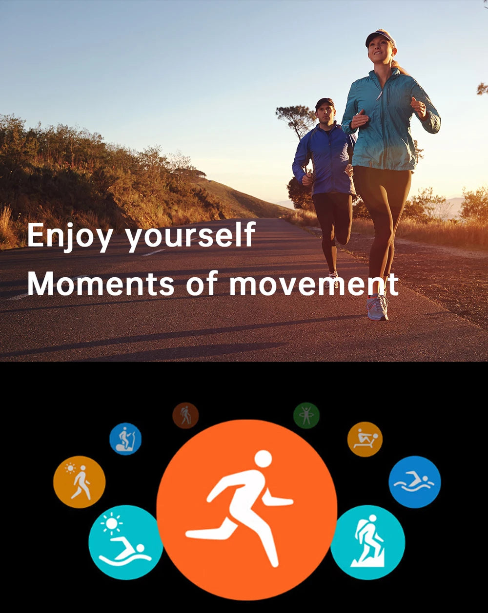 2025 Smart Watch 1.83" HD Screen Bluetooth Call Heart Rate Monitoring 120+ Sports Modes Waterproof for Men Woman Smartwatch Gift