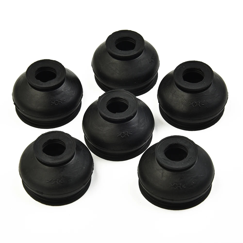 6pcs Universal Rubber Tie Rod End And Ball Joint Dust Boots Cover Universal Ball Joint Boot Replacement Accessories