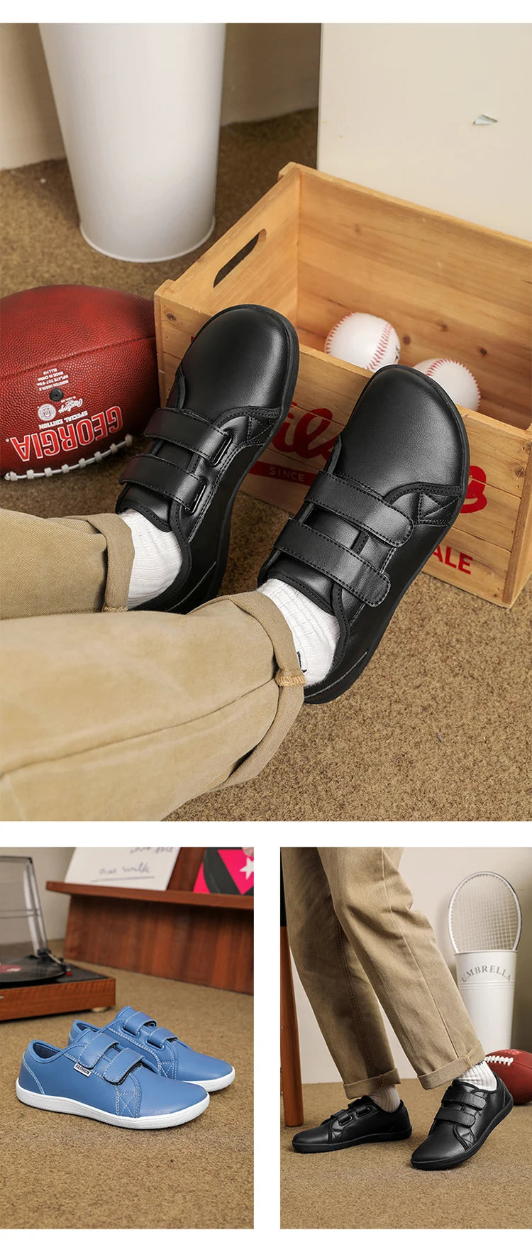 Mens/Women Barefoot Walking Shoes Wide Toe Zero Drop Minimalist Shoes Leather Comfortable Casual Shoes for Gym Driving Office