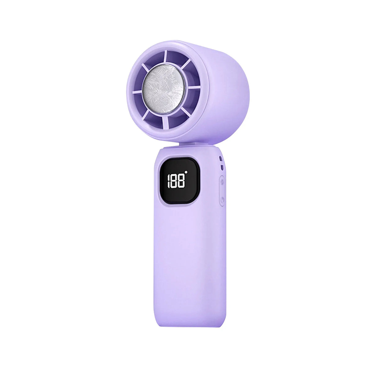 Cooling Handheld Mini Fan Digital Fan Usb Rechargeable Display Turbo Fan 100 Speed Adjustable Quiet Portable Personal Fan Indoor