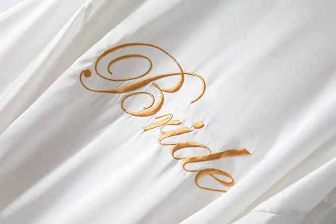 Summer Lace Sleepwear Bride&Bridemaid Wedding Robe Gown Solid Embroidery Kimono Bathrobe Women Casual Home Night Dress M L Xl