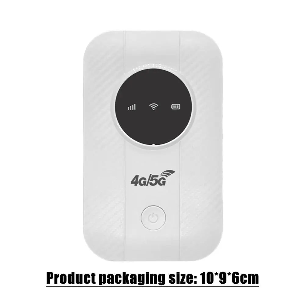 High-Speed Satellite Internet Router Plastic Mobile WiFi Link-Free Router for Anywhere, Supports 4G and 5G Networks 1pcs