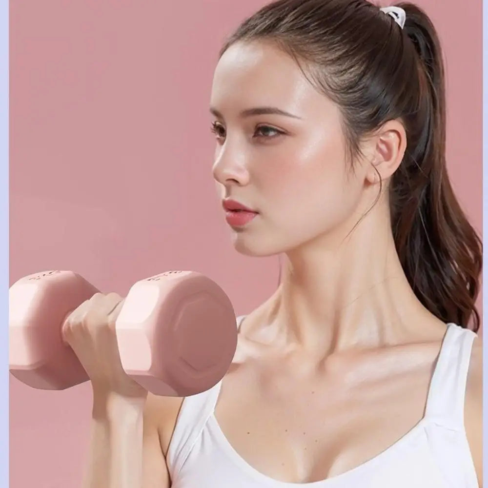 New 1kg Dumbbell Women's Fitness Home Equipment Kettlebell Children Primary School Men's Arm Muscle Yoga Small Dumbbell Set