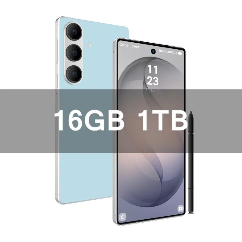 A57 22GB+2TB Global For Edition 8000mah HOT Screen Android 5G 108MP x 72MP Protector Battery Original Smart 7.3''HD AB2