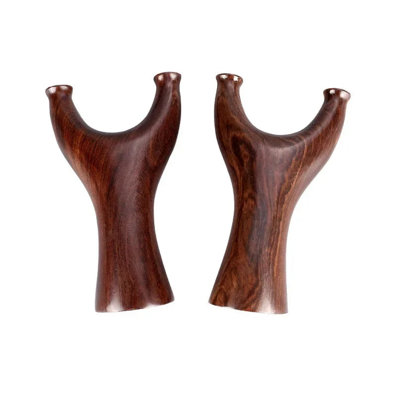 Slingshot Ebony Slingshot Solid Wood Flat Rubber Band Slingshot Wide Rubber Hand Recurve Outdoor Hunting Launch Slingshot