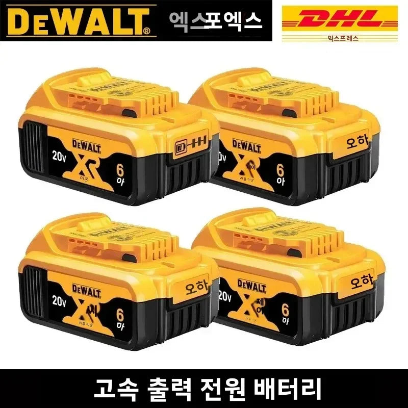 100% DEWALT DCD796 Original 6Ah 20V Original Dewalt Power Tool Battery DCB206 20V 6.0Ah Battery DCB206 20V Battery DCB205 DCB200