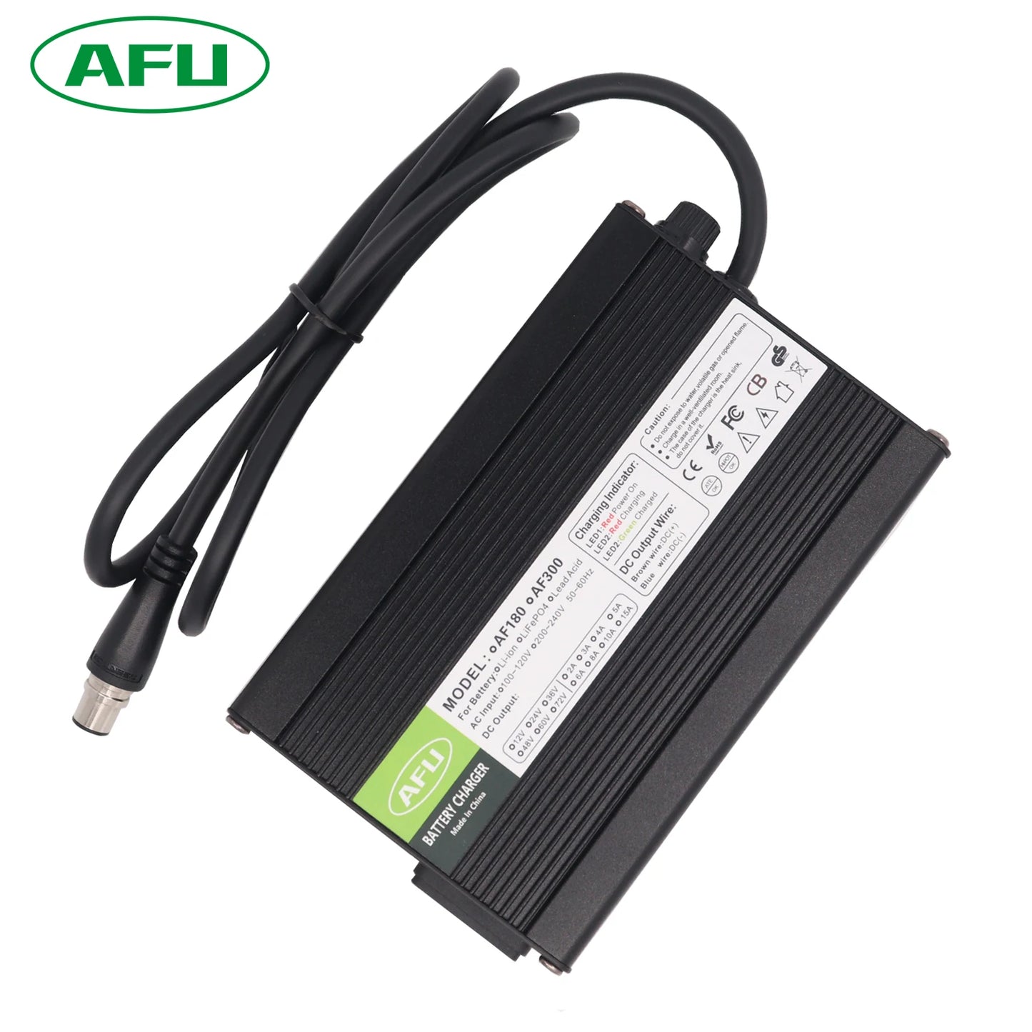 58.8V 4A 5A Li-ion Battery Smart Charger Used For 14S 51.8V Li-ion Battery 3pin Male RPG0021 Plug