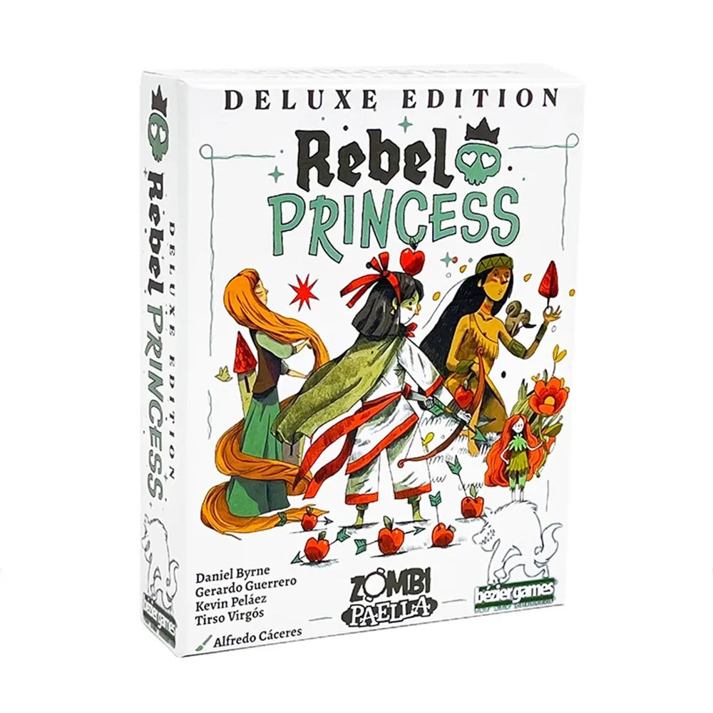REBEL PRINCESS Deluxe Board Card Game Ultimate Family Party Trick-Taking Fun for 3-6 Players