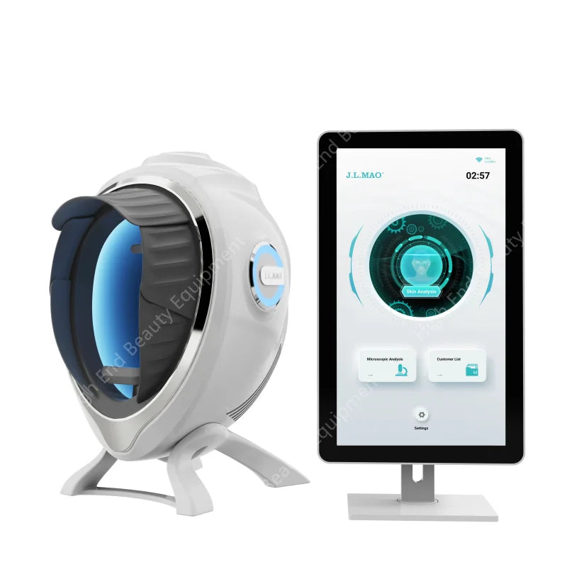 Skin Collagen Content UV Analyzer Professional Portable Intelligence 3D AI Skin Diagnostics Analyzer Skin Collagen