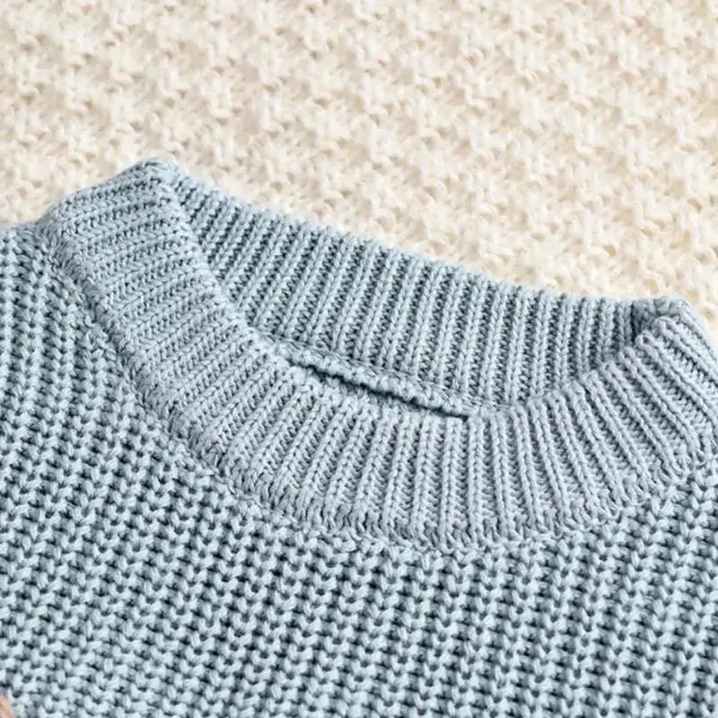 Autumn Baby Knitted Romper Headband Hat Socks Set 3Pcs Solid Color Newborn Outfit Cotton Warm Infant Shower Clothing Gifts