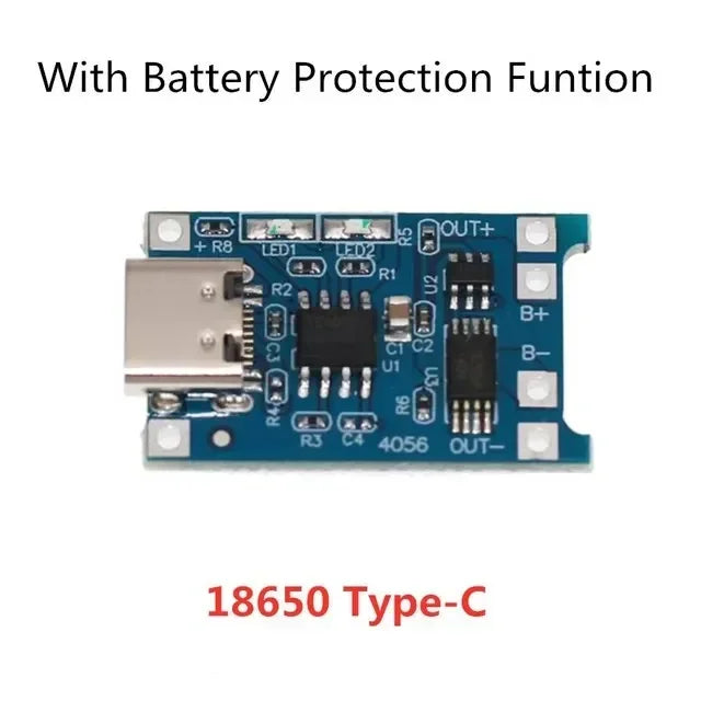 1-20PCS Type-c/Micro/Mini USB 5V 1A 18650 TP4056 Lithium Battery Charger Module Charging Board With Protection Function Li-ion