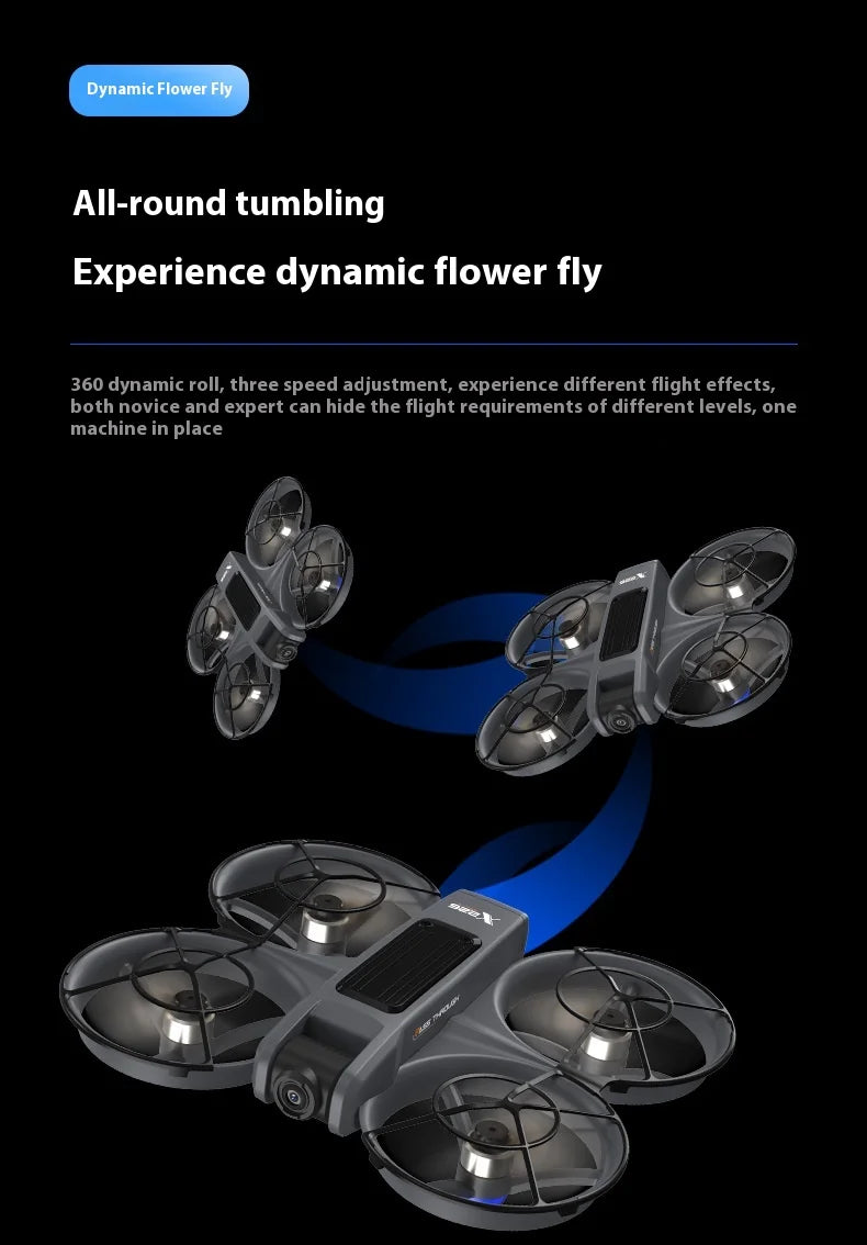 VR Professional Mini Drone for Kids with HD Camera Brushless Motor Optical Flow Positioning Remote Control Toy Quadcopter