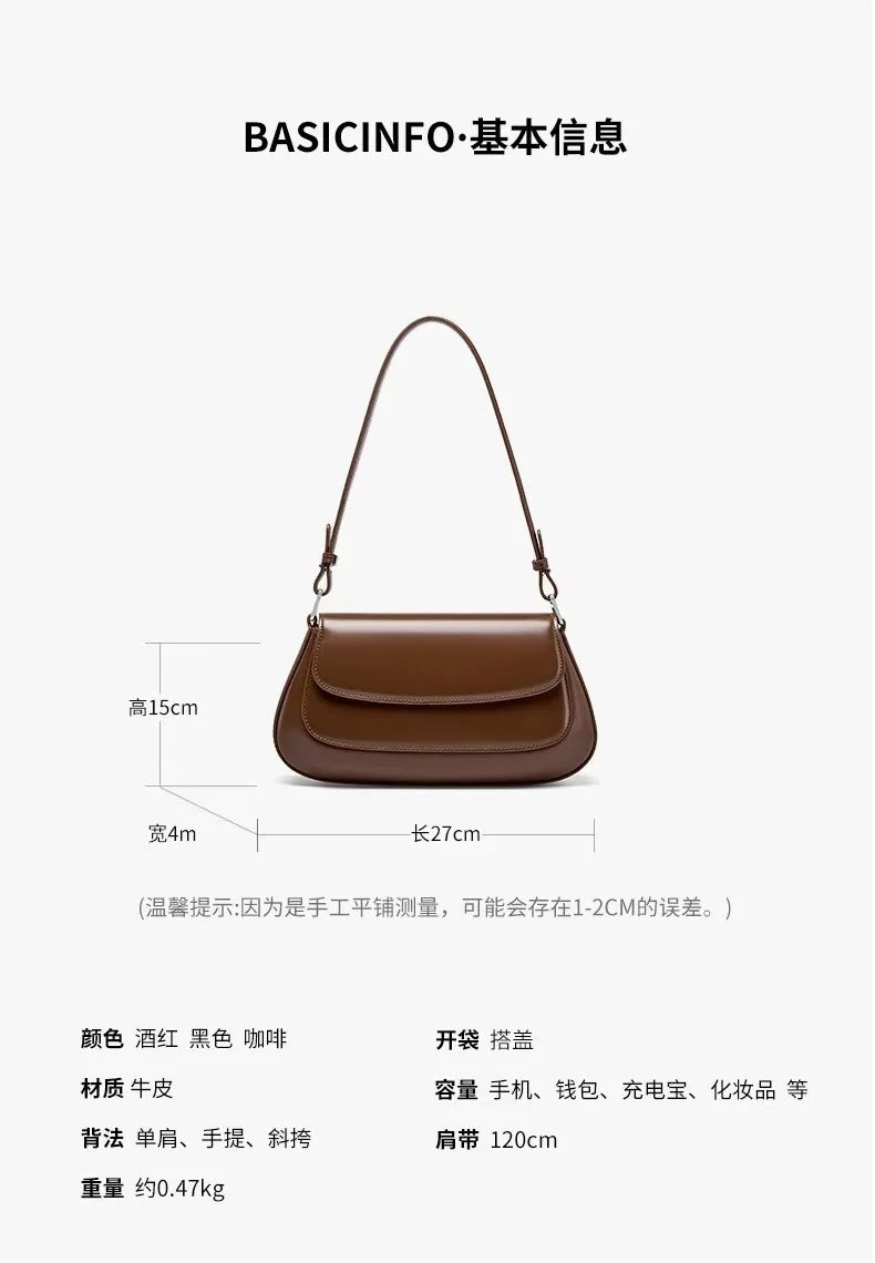 Luxury Designer Women Shoulder Crossbody Bags Small Pu Leather Trend Female Underarm Bag Fashion Ladies Flap Handbags Bolsas