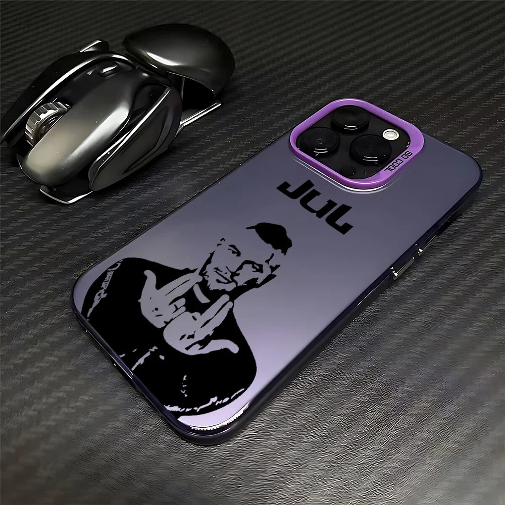 JuL C'est Pas Des Lol Rappers Phone Case For iPhone 17 16 15 14 13 12 11 mini Pro Max X XR XSMAX 8 7 Air Plus Anti Fall Matte