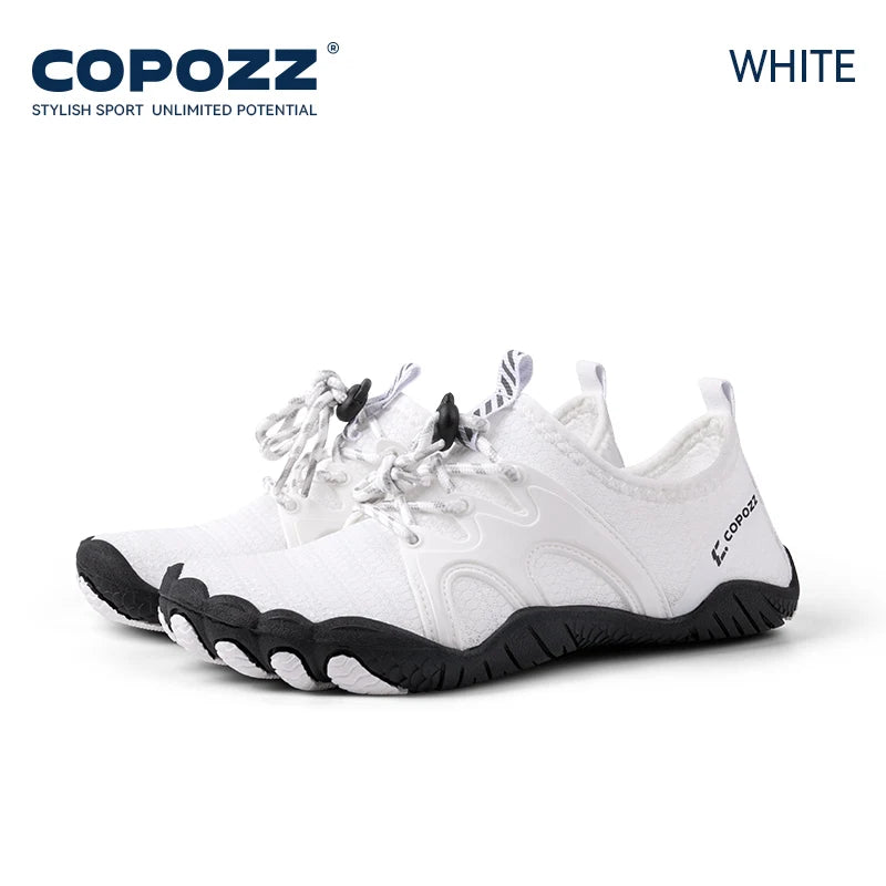 COPOZZ Unisex Water Shoes Barefoot Shoes Outdoor Beach Water Sports Upstream Aqua Shoes Sport Running Fitness Non-slip Sneakers