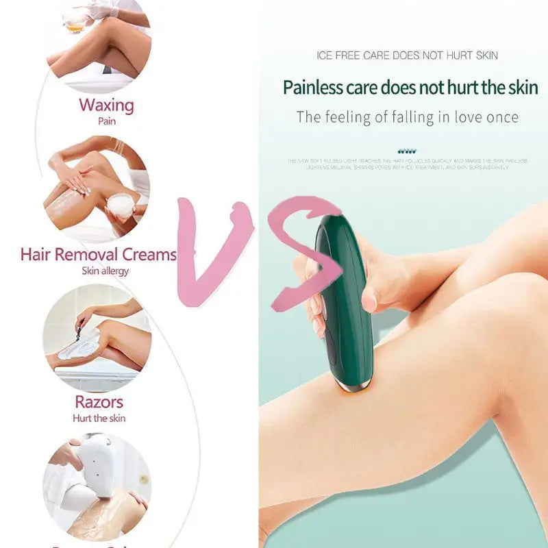 Home-use painless female hair removal device with permanent installation - portable Ipl laser hair removal machine