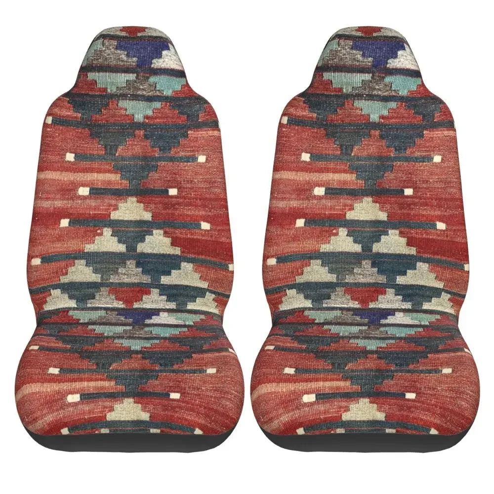 Boho Aztec Universal Car Seat Cover Four Seasons Women Ethnic Persian Tribal Car Seat Cushion Fabric Hunting