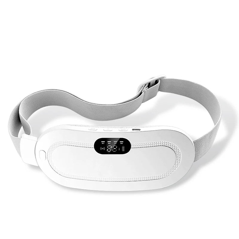 Electric Abdominal Massage Belt Uterus Warmth Hot Compress Vibration USB Charging for Women's Health Waist Warming Device