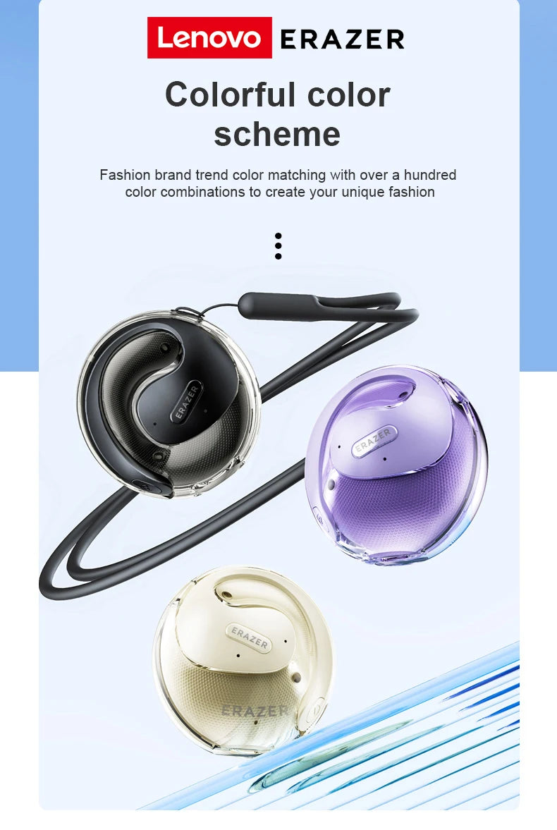 MINISO X15 pro Bluetooth 5.4 Earphones Erazer X15 Sports Wireless Headphones Noise Reduction HD Call Lenovo Earbuds with Mic