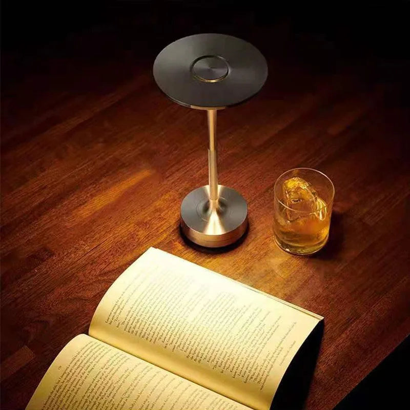 Customizable Portable Cordless Table Lamp - Dimmable Light
