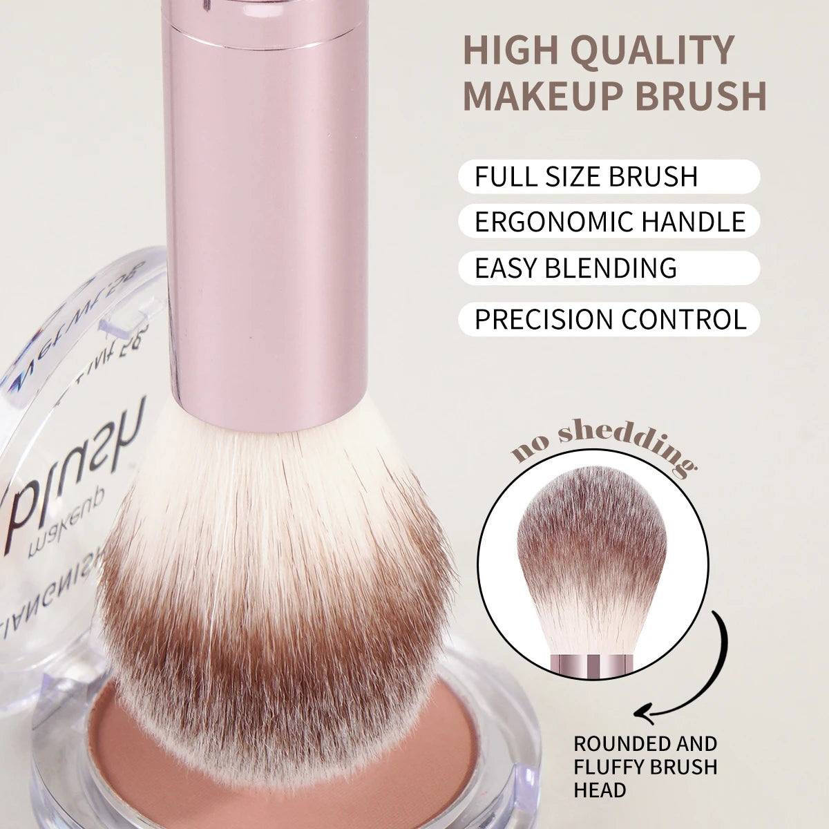 MAANGE 50pcs Makeup Kit 20pcs Professional Makeup Brush Set 25pcs Air Cushion Puffs Eyelashes Curled 4pcs Wash Accessories Gift