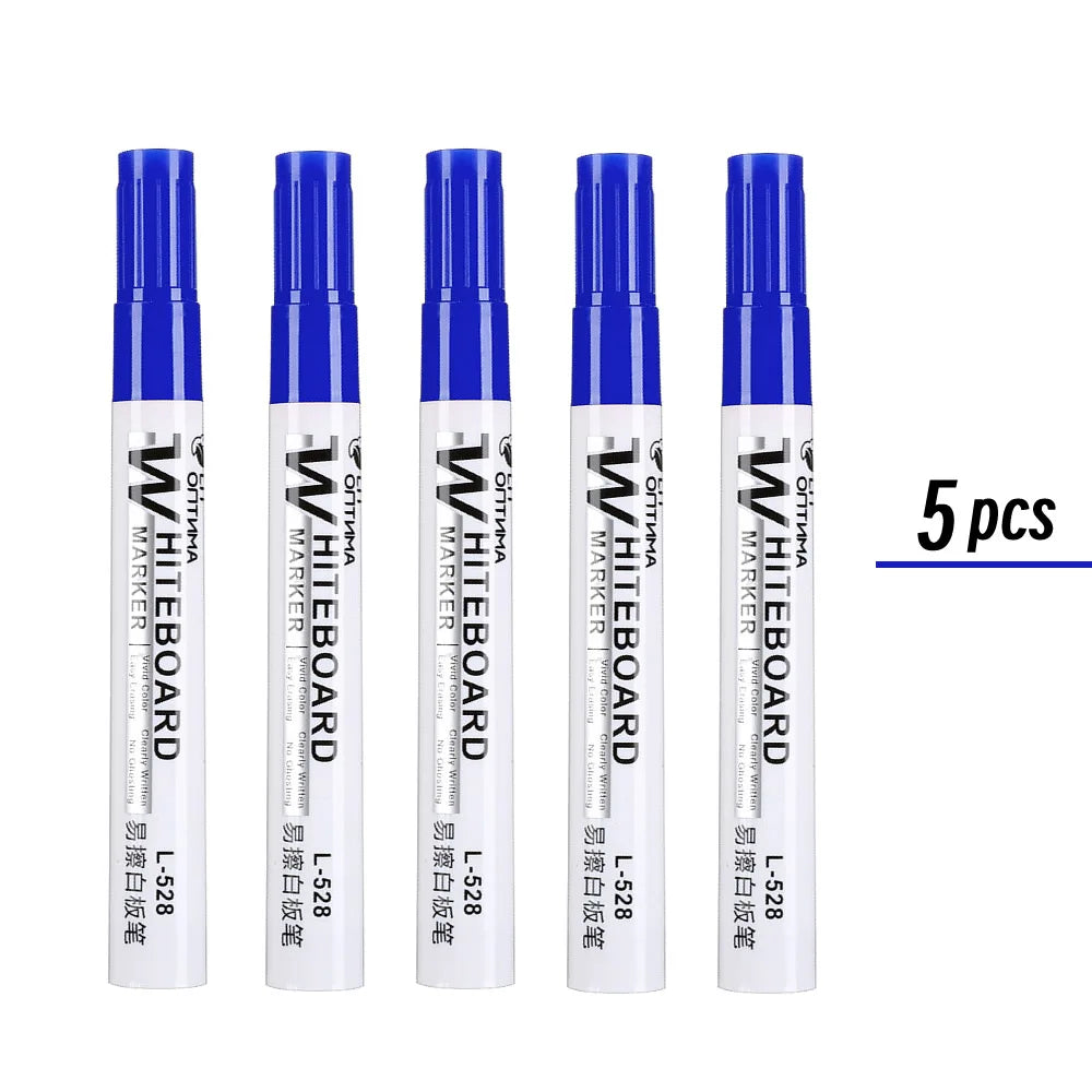 1/20pcs Erasable Whiteboard Marker Pen Blackboard Marker Teaching Chalk for Glass Ceramics Office School Art Marker Stationery
