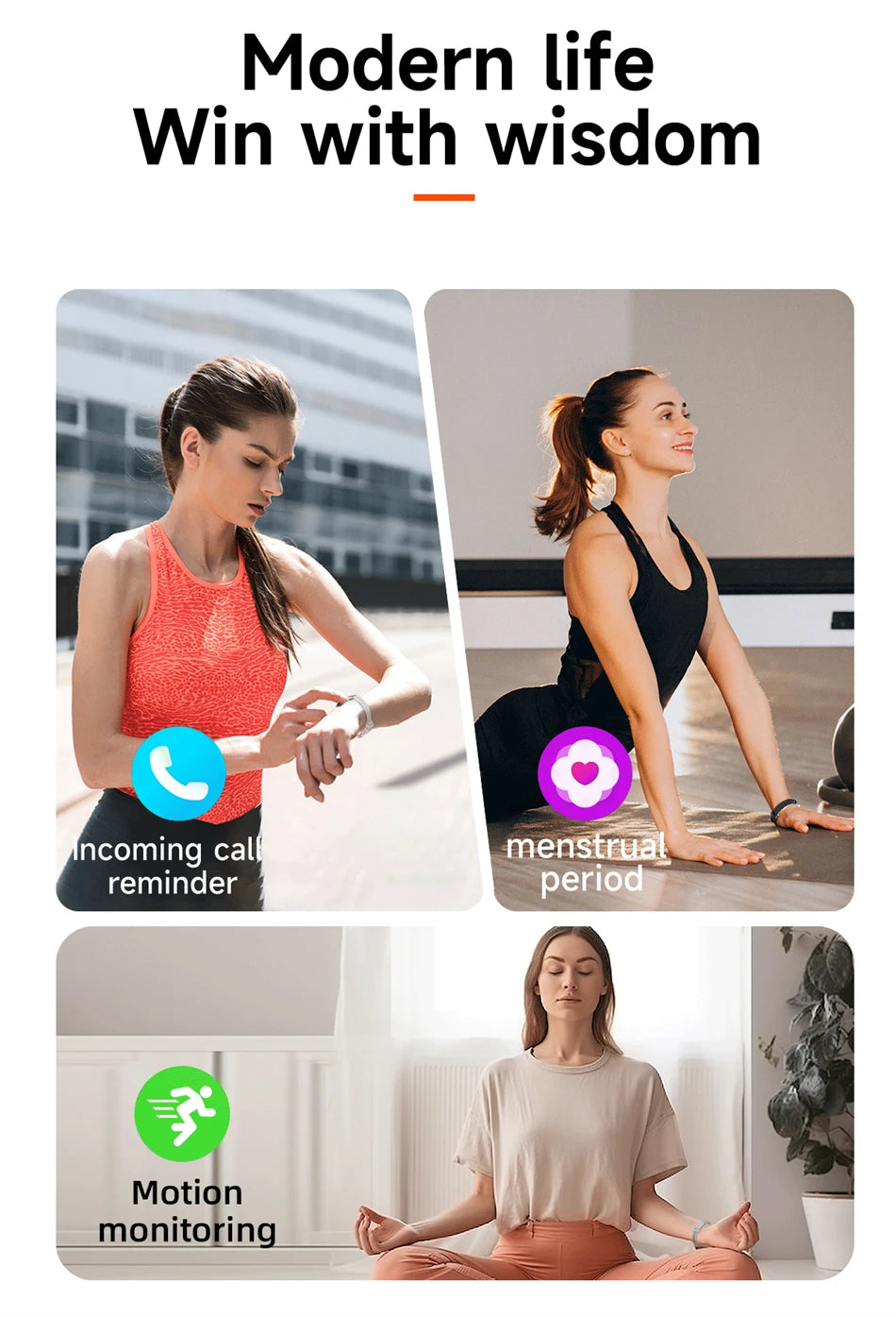 LIGE Ladies Smart Bracelet Men Health Sleep Heart Rate Monitoring Fashion Sports Band Fitness Tracker Smart Wristwatch For Women