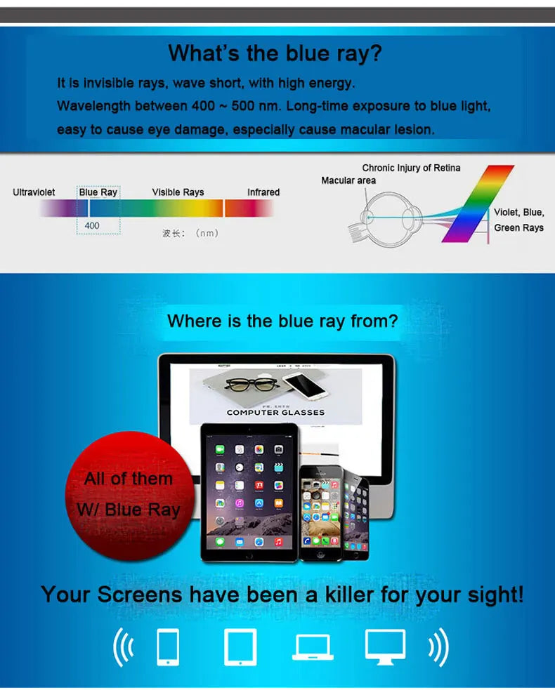 Photochromic Progressive Reading Glasses Multifocal Chameleon Sunglasses Men Women Anti Blue Ray For Computer Work Eyewear Frame
