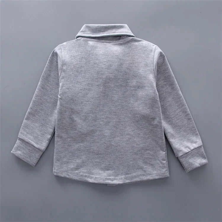 Lawadka Baby Boy Clothes Sets Long Sleeve Tie T-Shirt +Pants 2Pcs Outfits Cotton Sport Suit For Boy Clothes Spring Autumn 6M-3Y