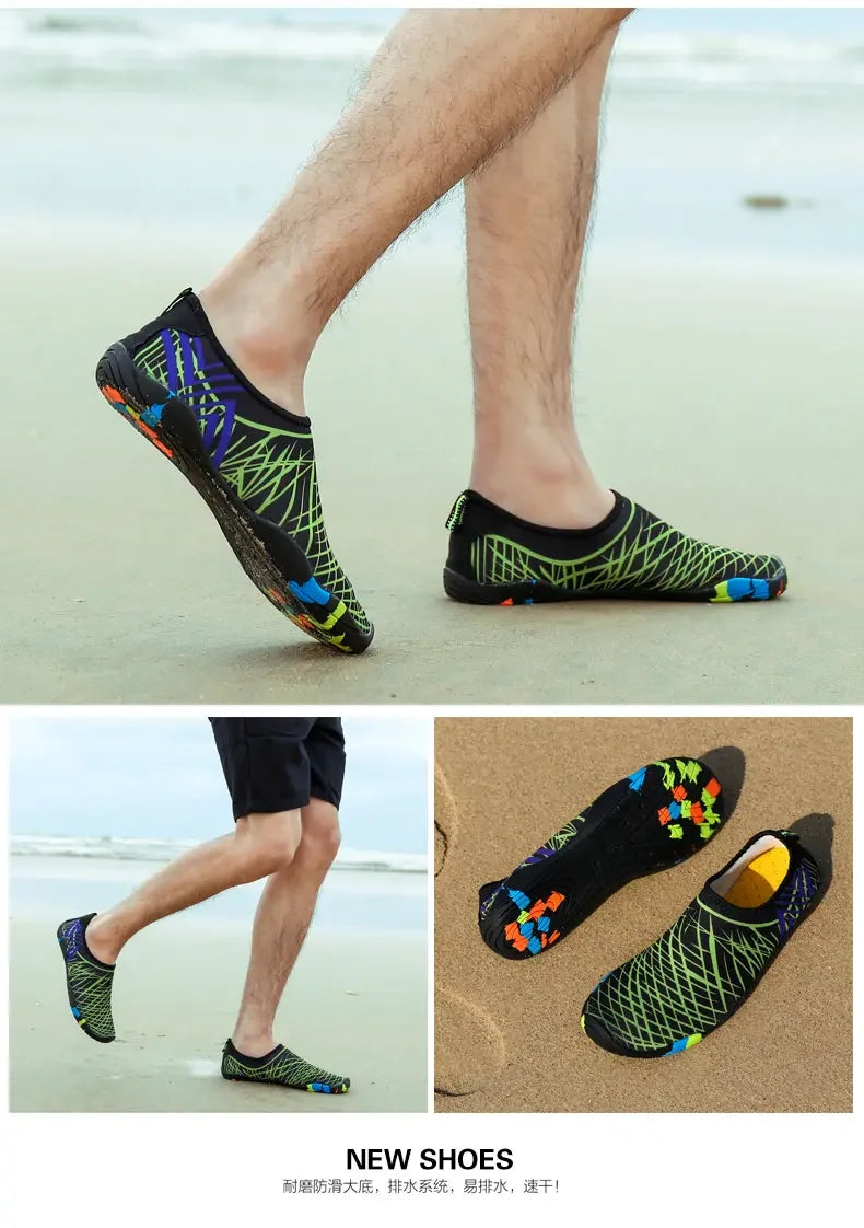 Unisex Shoes Swimming Water Yog Women Men Barefoot Outdoor Beach Sandals Upstream Aqua Shoes Nonslip River Sea Diving Sneakers