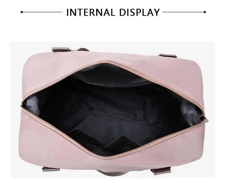 Large Travel Bag Women Tote Bag Handbag Waterproof Shoulder Bag Weekend Sports Gym Bag Female Personalized Custom Logo Pattern