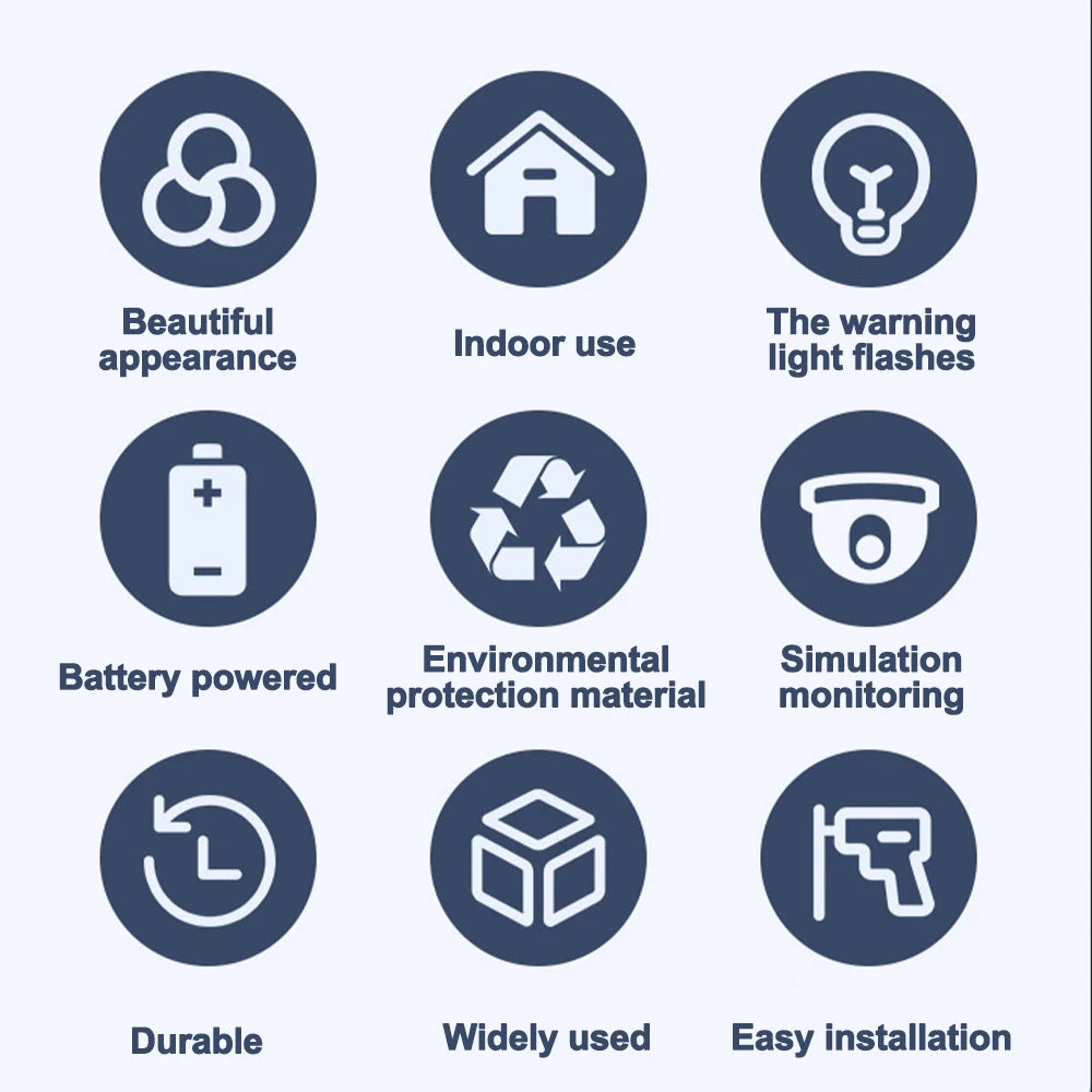 Creative Black Plastic Dome CCTV Dummy Camera Flashing Led Fake Camera Power Via AA Battery Surveillance Security System