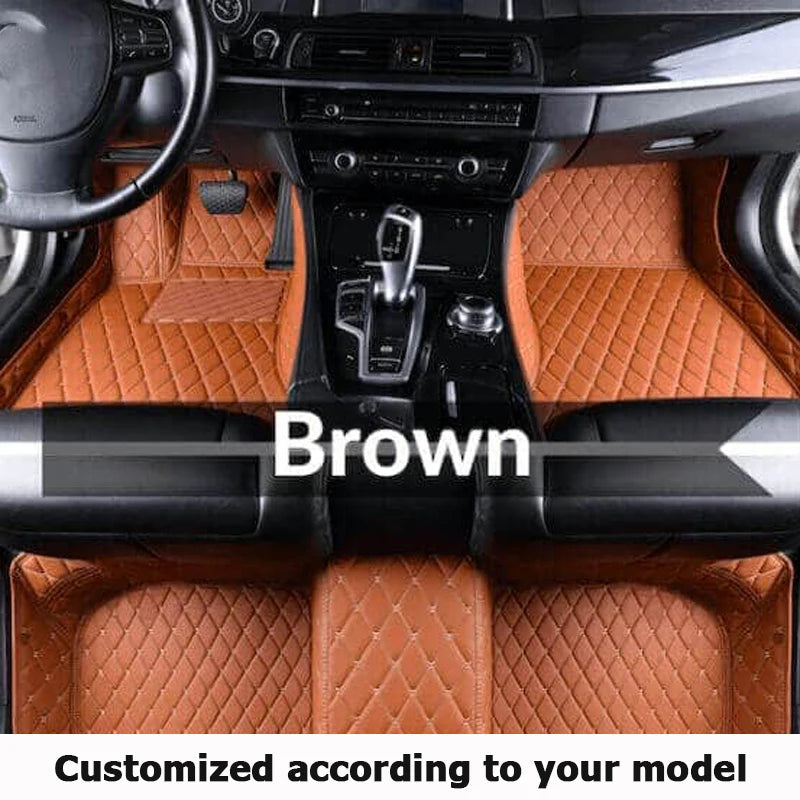 Car Floor Mats For VW Golf 4 MK4 1998 1999 2000 2001 2002 2003 car Accessories Leather Carpets Rugs Foot Pads