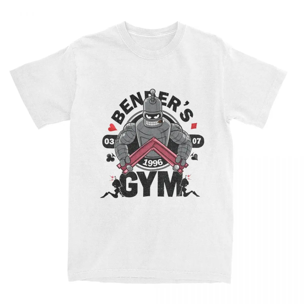 Men Women's Futuramas Comics T Shirts 100% Cotton Tops Novelty Short Sleeve Crewneck Tees 4XL 5XL 6XL T-Shirt