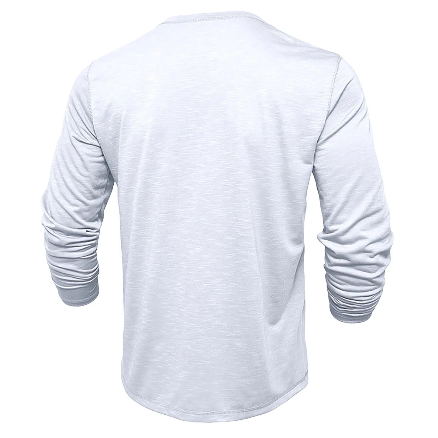 Mens Slub Cotton Open Leg Shirt Breathable Long Sleeve Mens Tshirt Top  Half Button Lightweight Large Shirts For Men