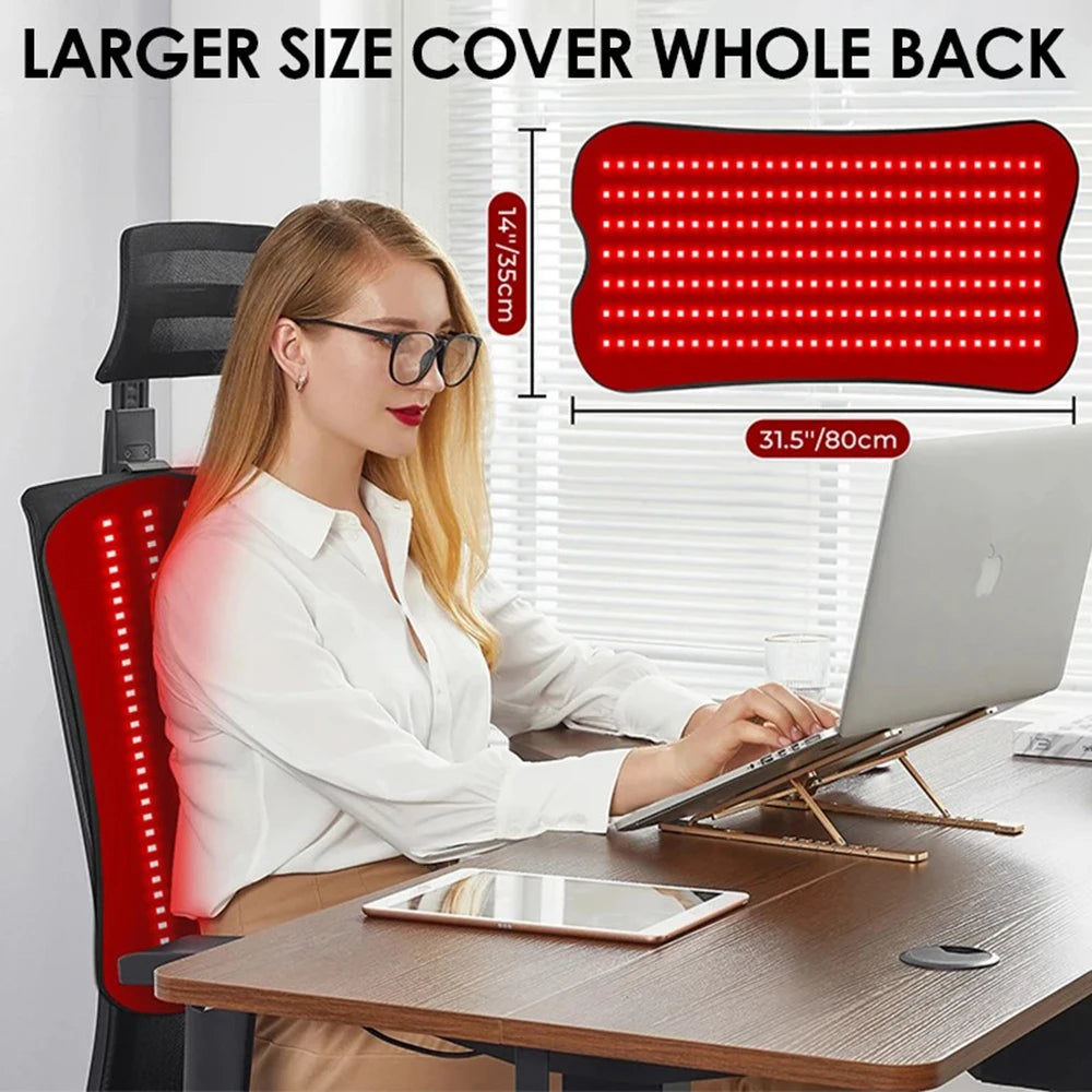210pcs Red Infrared Light Therapy Pad LED Beauty Devices LED Bead Red Light Belt for Face and Body Back Knee Hands Feet Relief