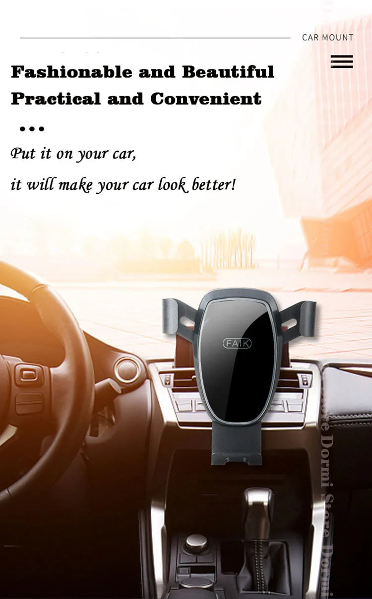 Car Phone Holder for Kia K5 Optima JF 2016~2020 2018 Air Vent Cellphone Mount Support GPS Bracket Gravity Stand Auto Accessories