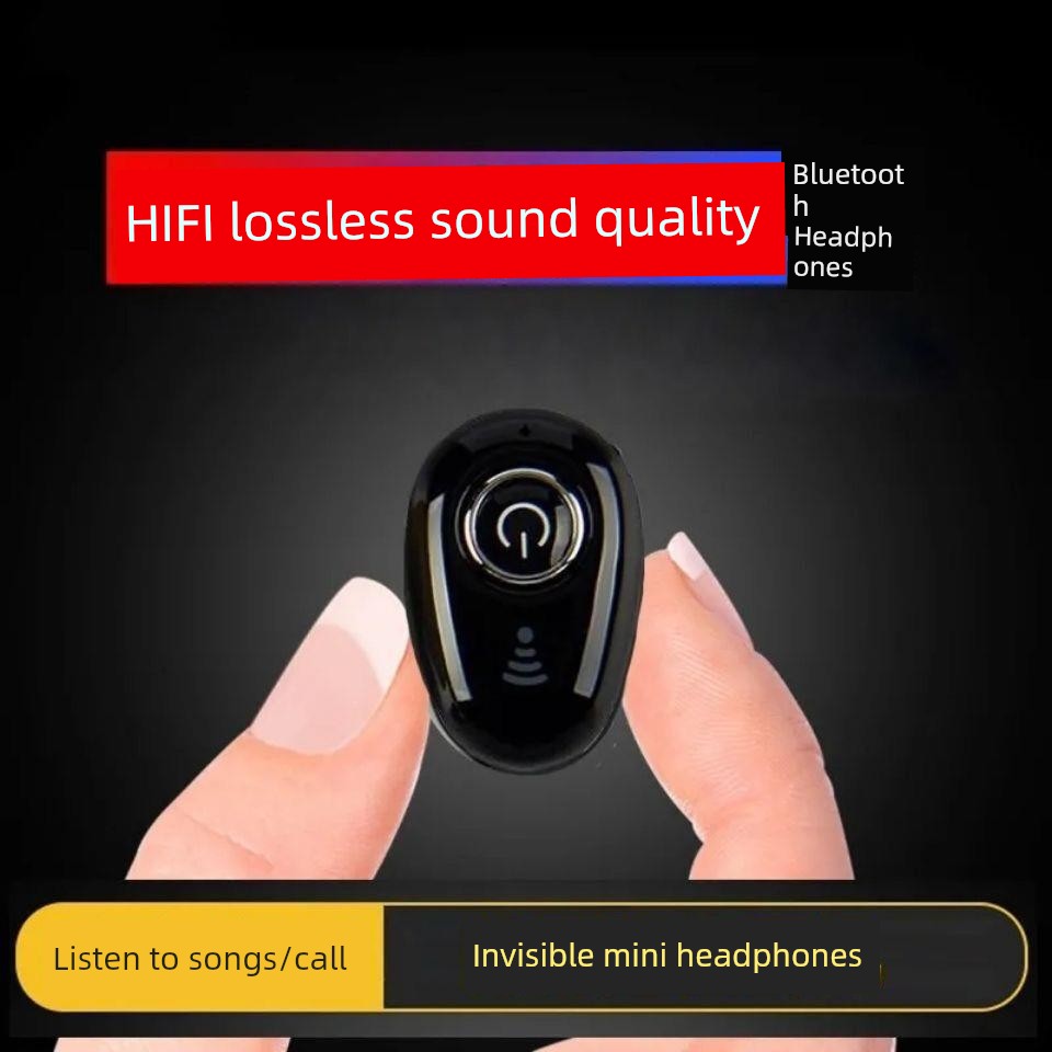 Invisible Not Flashing Light Bluetooth Headset Wireless Driving Running Sports Oppo15 R17 Huawei P20 Xiaomi Neutral