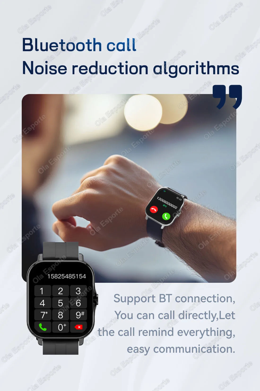 Outdoor Sports Smart Watch Wireless Calling Information Reminder Wallpaper Change Men's and Women's Waterproof Smartwatch 2025