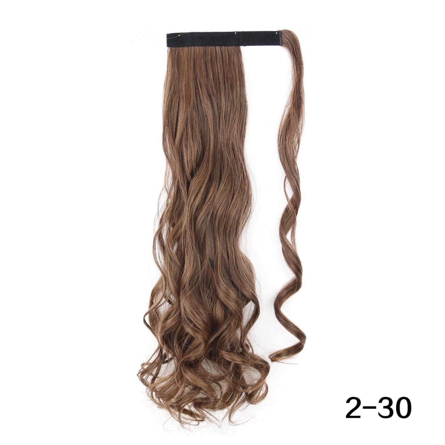 MERISIHAIR Synthetic 22 34 inches Long Straight Ponytail Extensions Heat Resisting Ponytail Brown Blonde Hair Women
