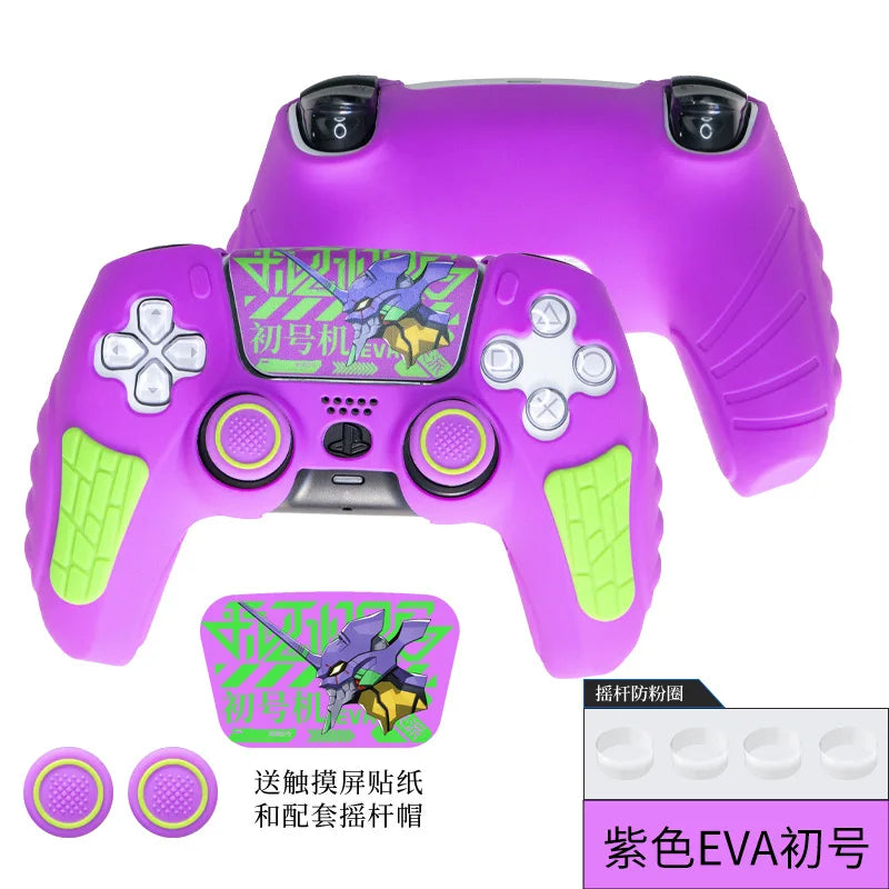 For PS5 Controller Anti-Slip Silicone Cover 30th Anniversary Limited Edition With Touch Screen Sticker For PS5 Controller Shell