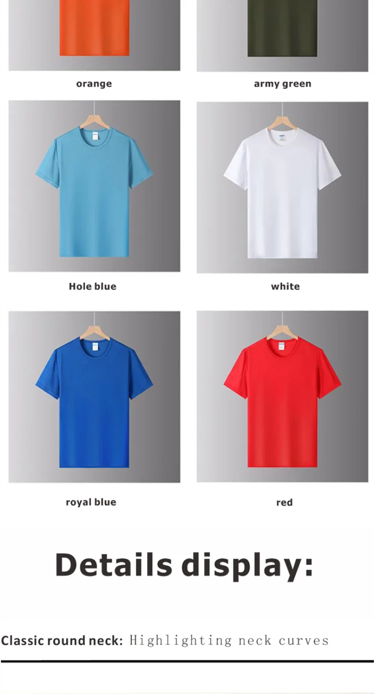 Customized Logo Quick Drying T-shirt Printing Exclusive 3D Photo Text DlY Advertising short sleeved Men's AndWomen's Top