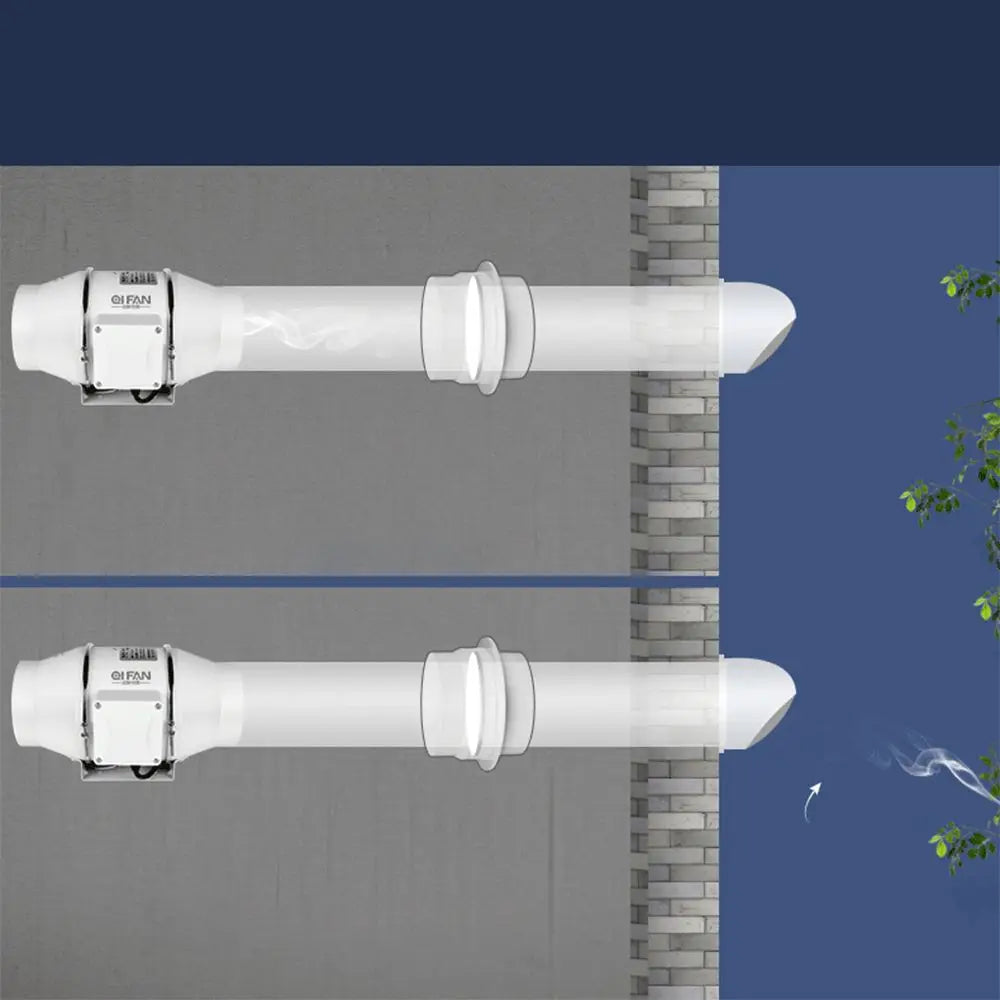 Range Hood Check Valve Backdraft Damper Flue Damper Air Duct Check Pipe Draft Blocker Ventilation Check Valve Pipe Check Valve
