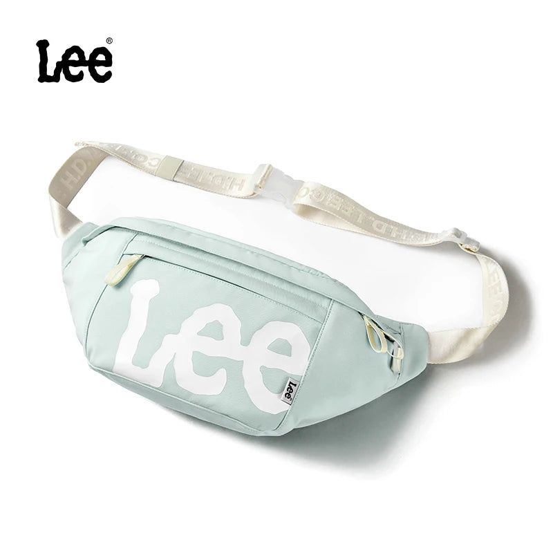 LEE Unisex Independent IPad Pocket Crossbody Bag Male Women Waterproof Sport Single Shoulder Extra Large Waist Bag Fanny Pack